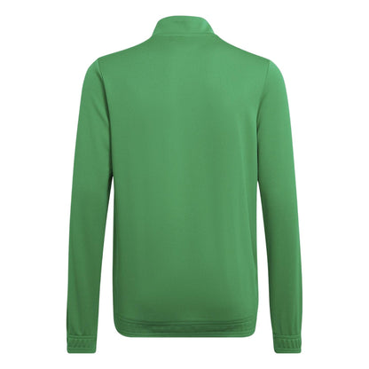 Green-White - Back - Adidas Childrens-Kids Entrada 22 Long-Sleeved Track Jacket