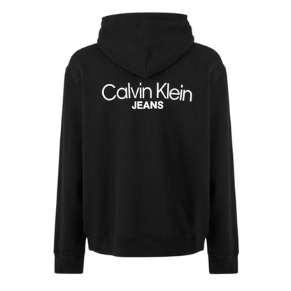 Black - Back - Calvin Klein Unisex Adult Pullover Hoodie