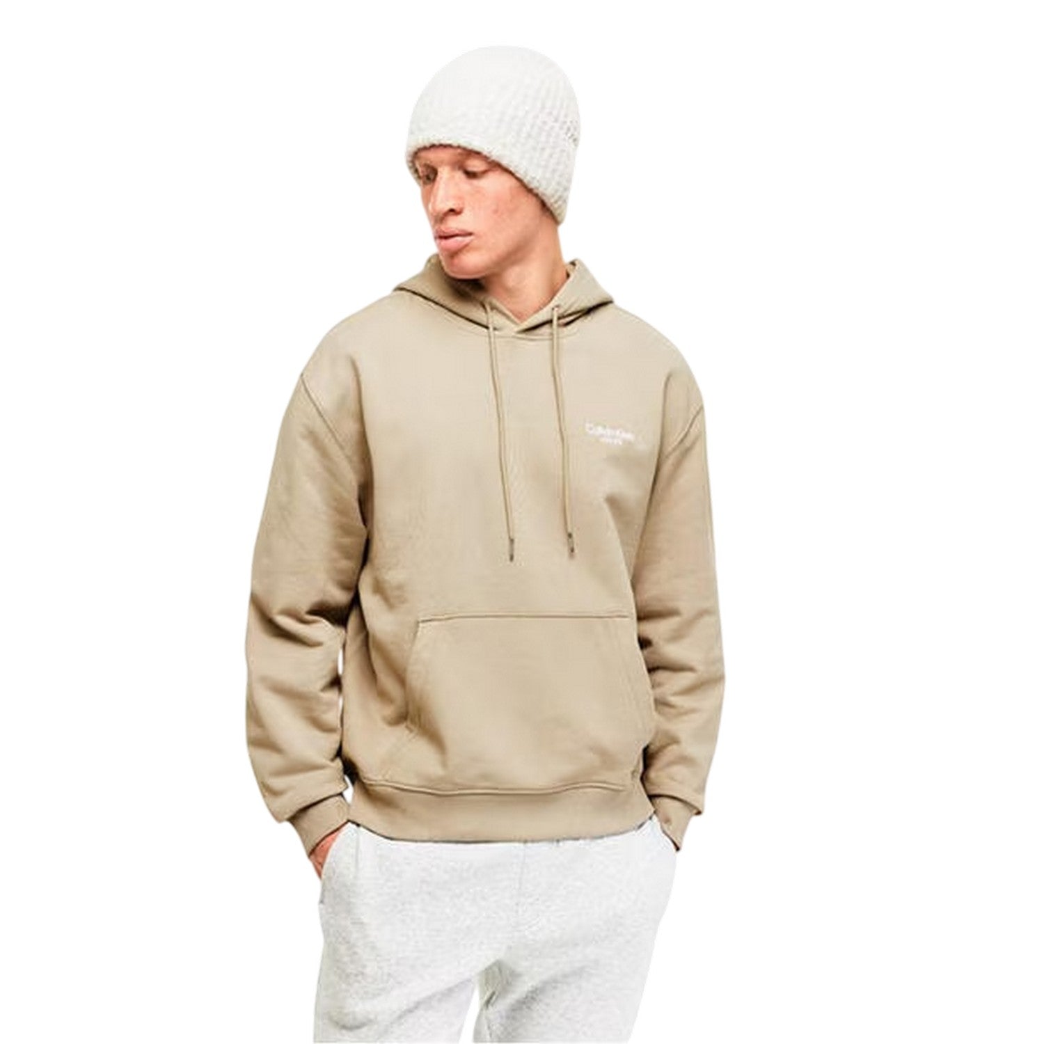 Marble - Side - Calvin Klein Unisex Adult Pullover Hoodie