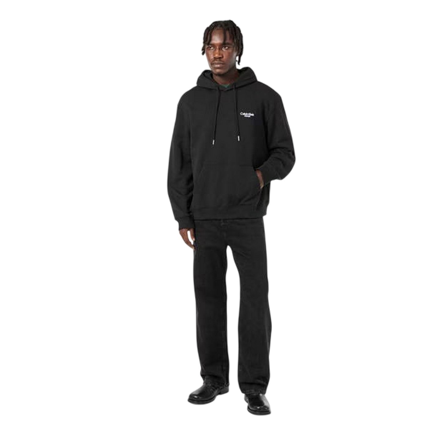 Black - Lifestyle - Calvin Klein Unisex Adult Pullover Hoodie