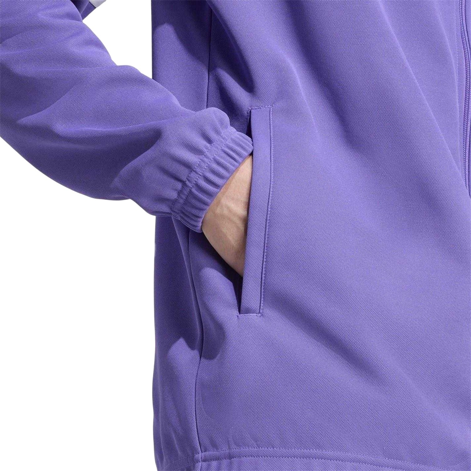 Purple - Side - Adidas Mens Real Madrid CF Track Top
