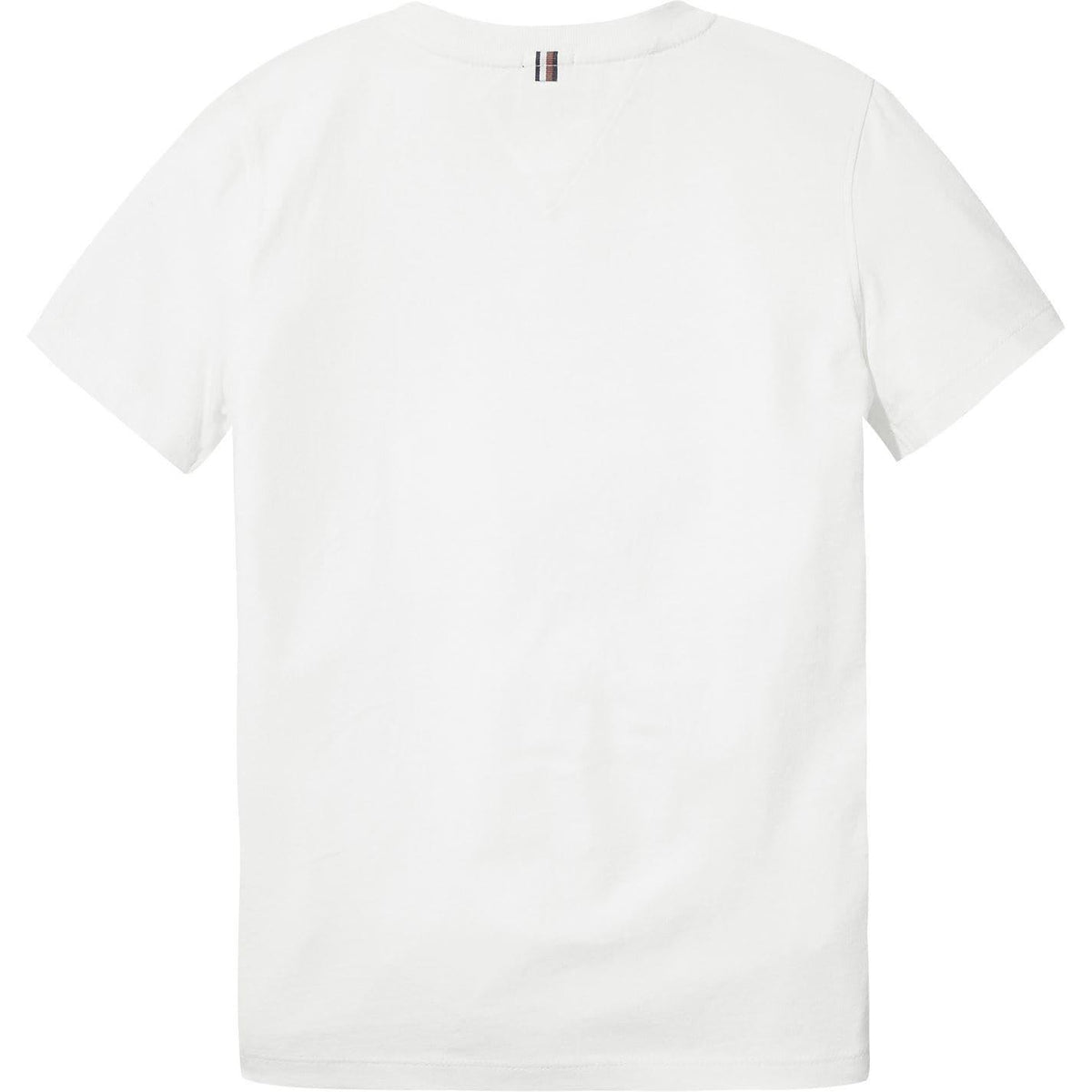 White - Back - Tommy Hilfiger Childrens-Kids Organic Cotton T-Shirt