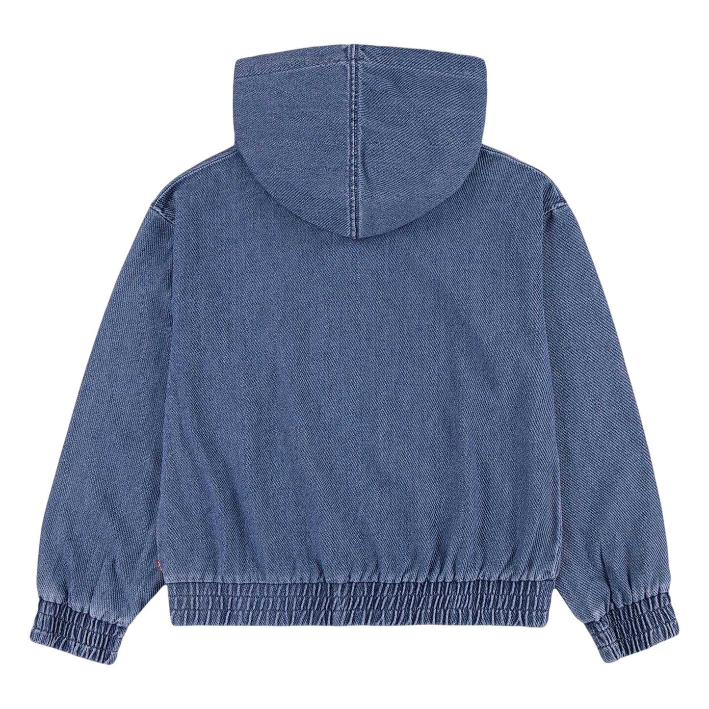 Denim Faded - Back - Levis Childrens-Kids Denim Drawstring Hoodie