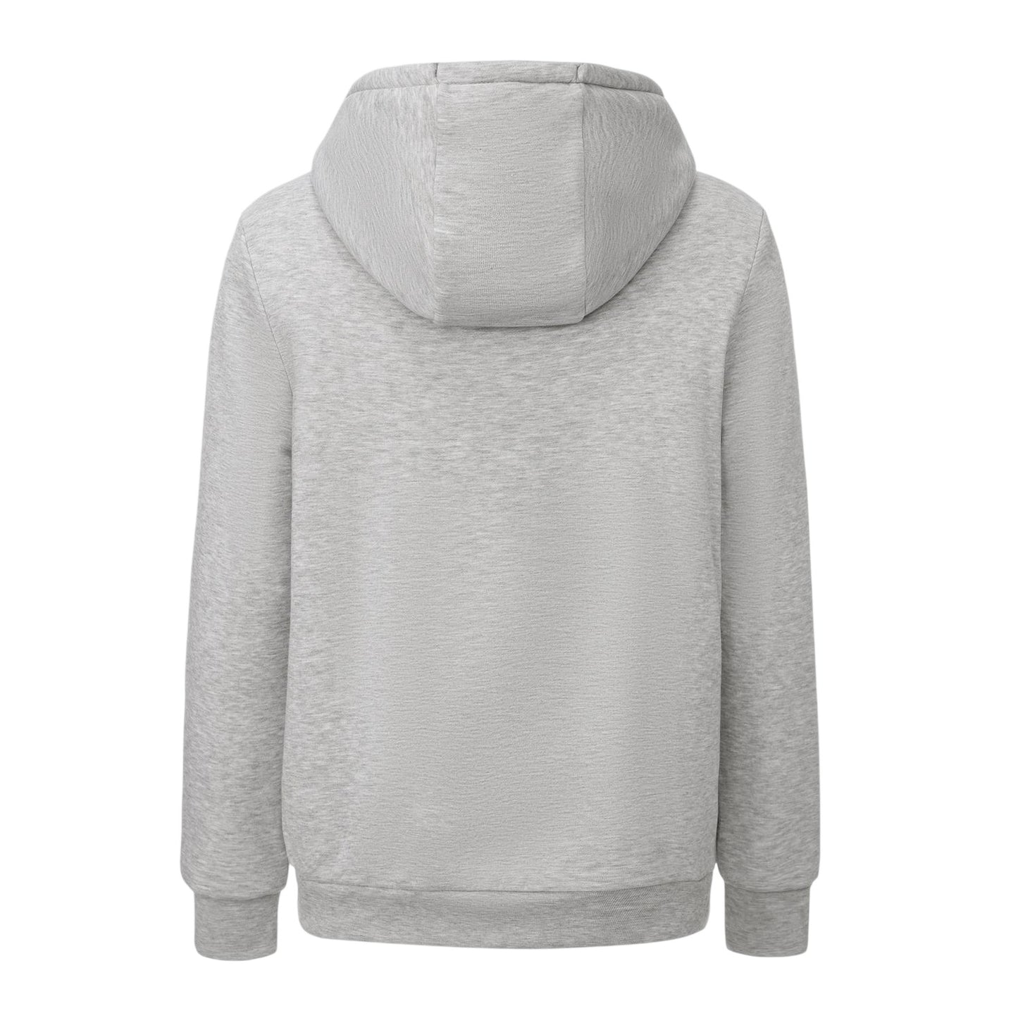Grey Marl Marl - Back - Slazenger Mens Borg Lined Full Zip Hoodie