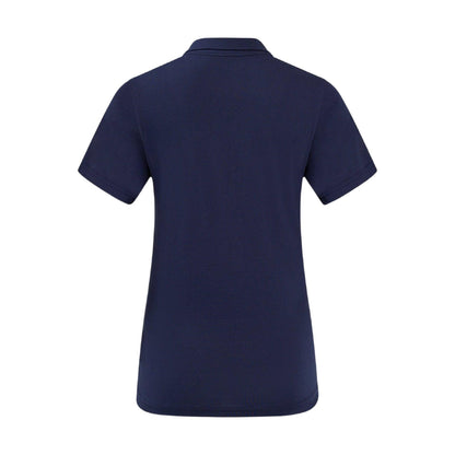 Peacoat - Back - Castore Womens-Ladies Logo Collared Polo Shirt