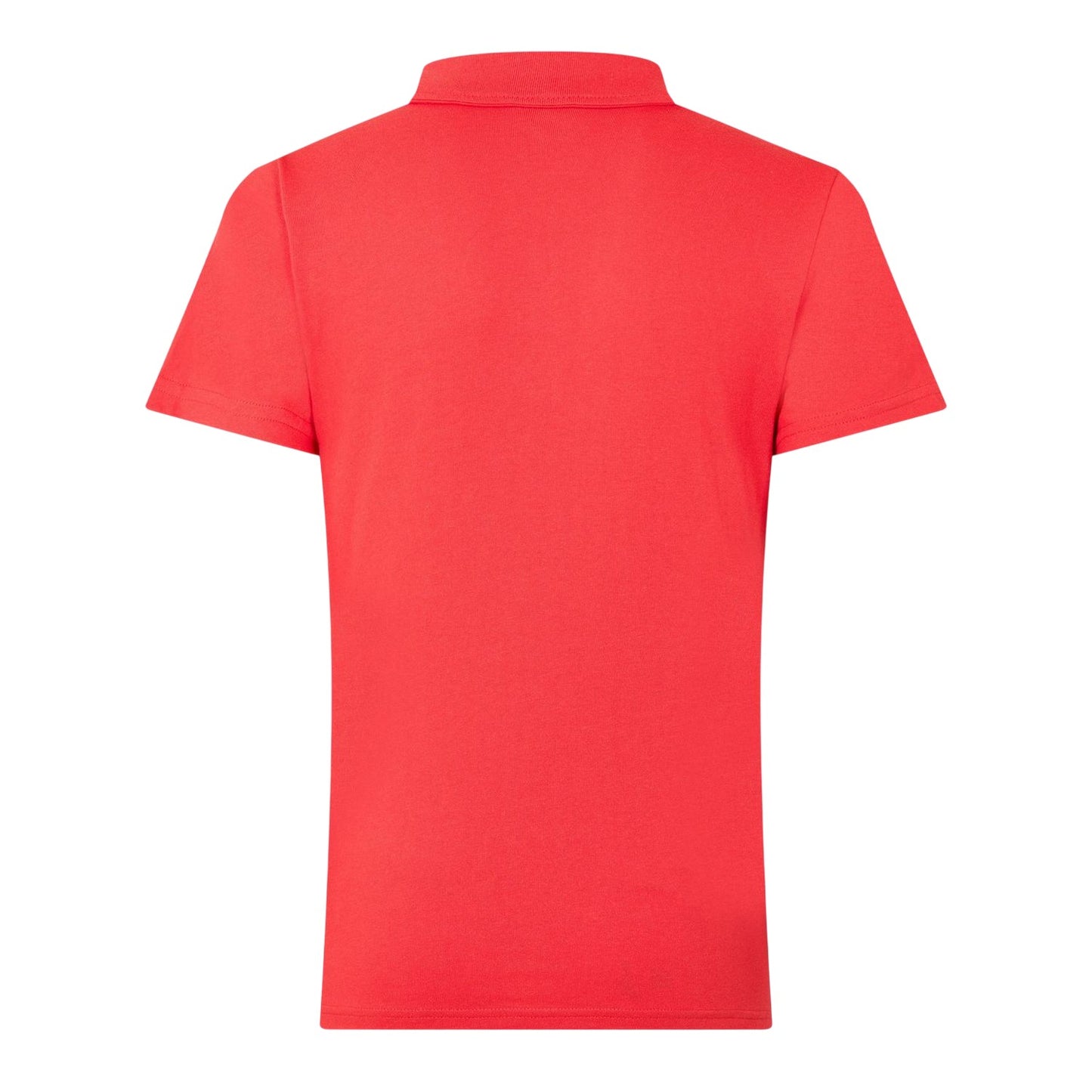 True Red - Back - Castore Womens-Ladies Logo Collared Polo Shirt