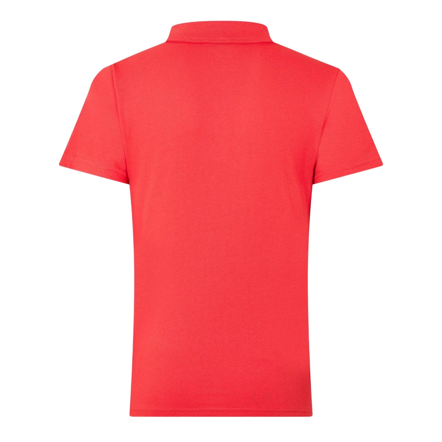True Red - Back - Castore Womens-Ladies Logo Collared Polo Shirt