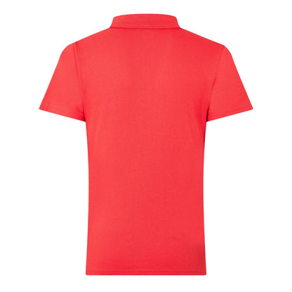True Red - Back - Castore Womens-Ladies Logo Collared Polo Shirt