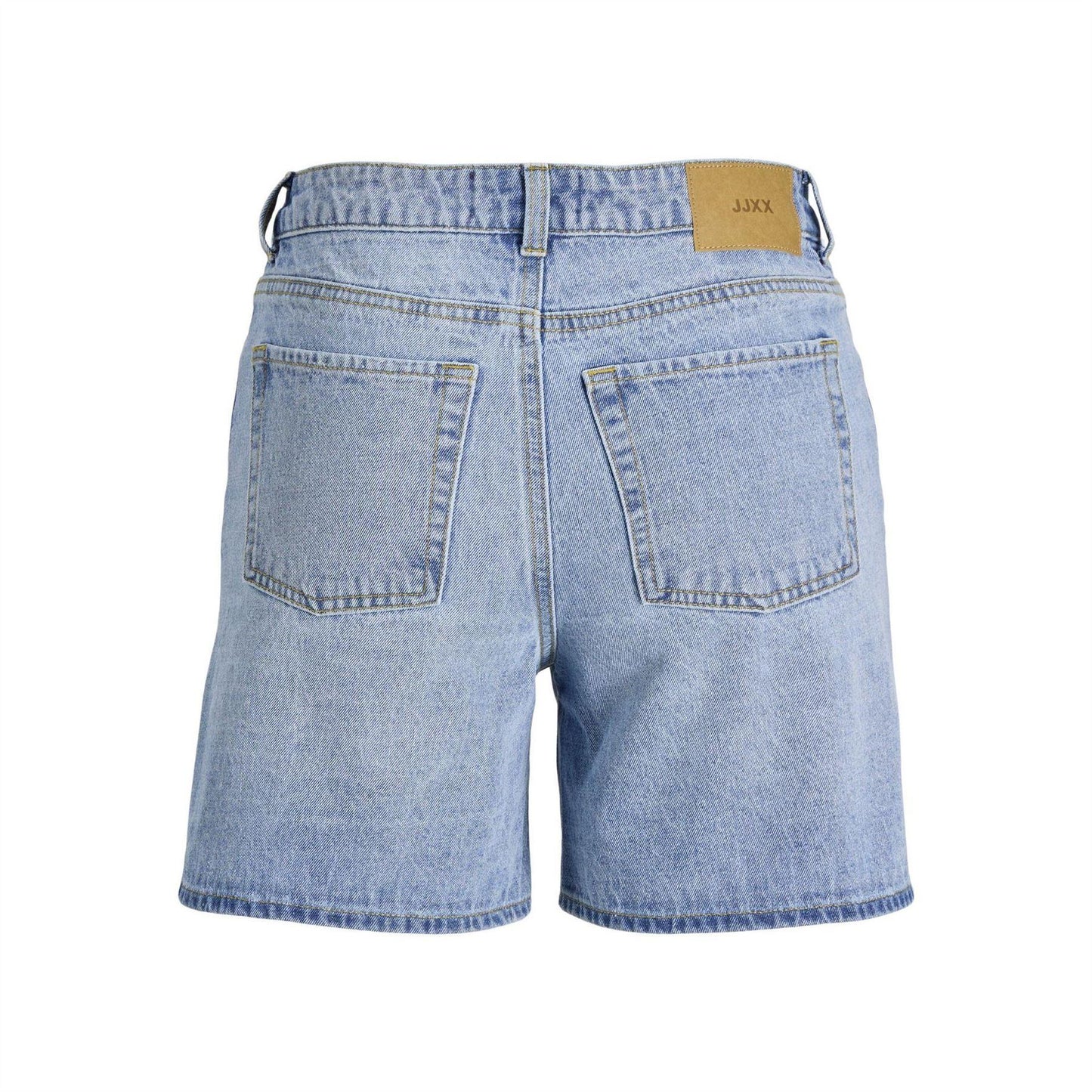 Light Blue - Back - JJXX Womens-Ladies Denim Shorts