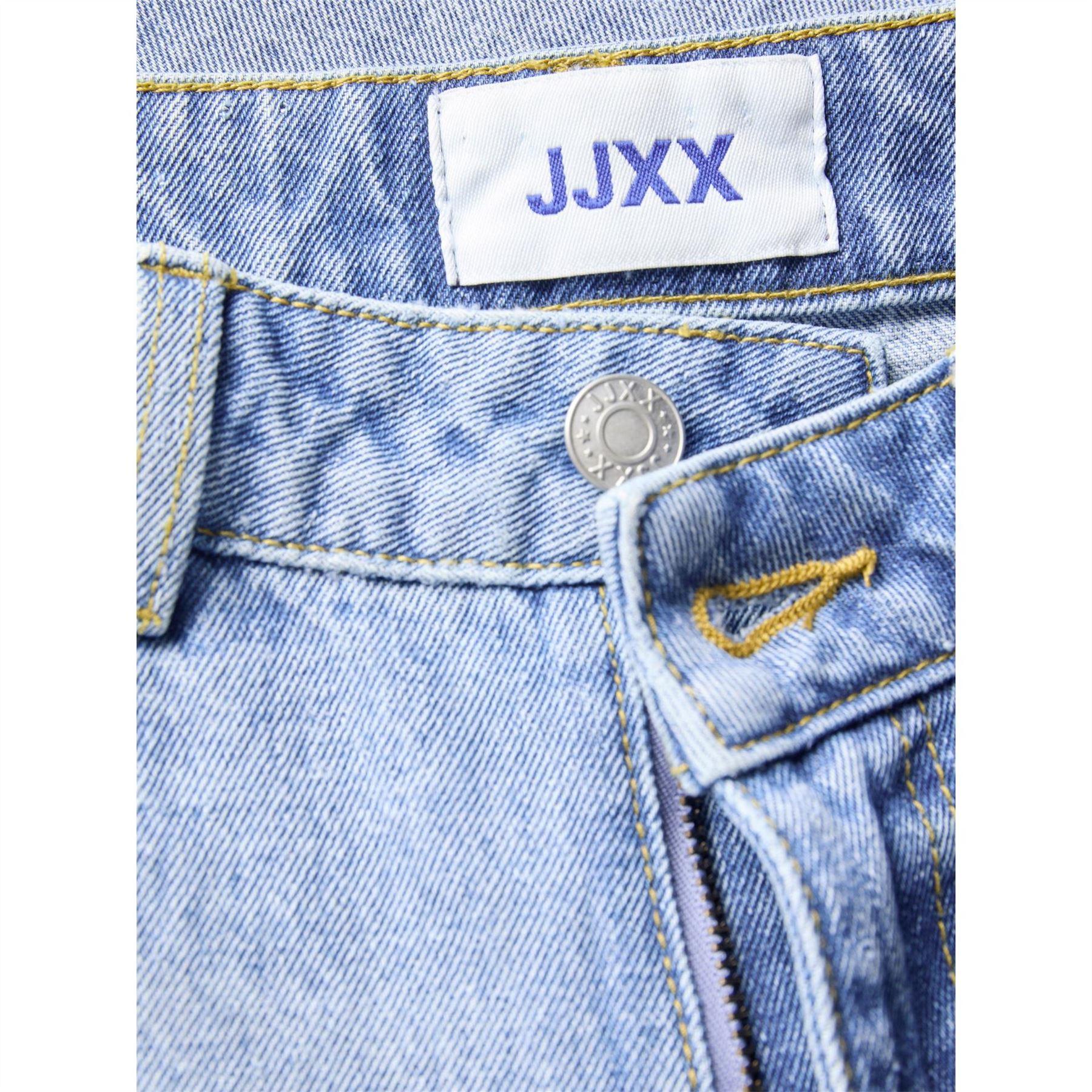 Light Blue - Side - JJXX Womens-Ladies Denim Shorts