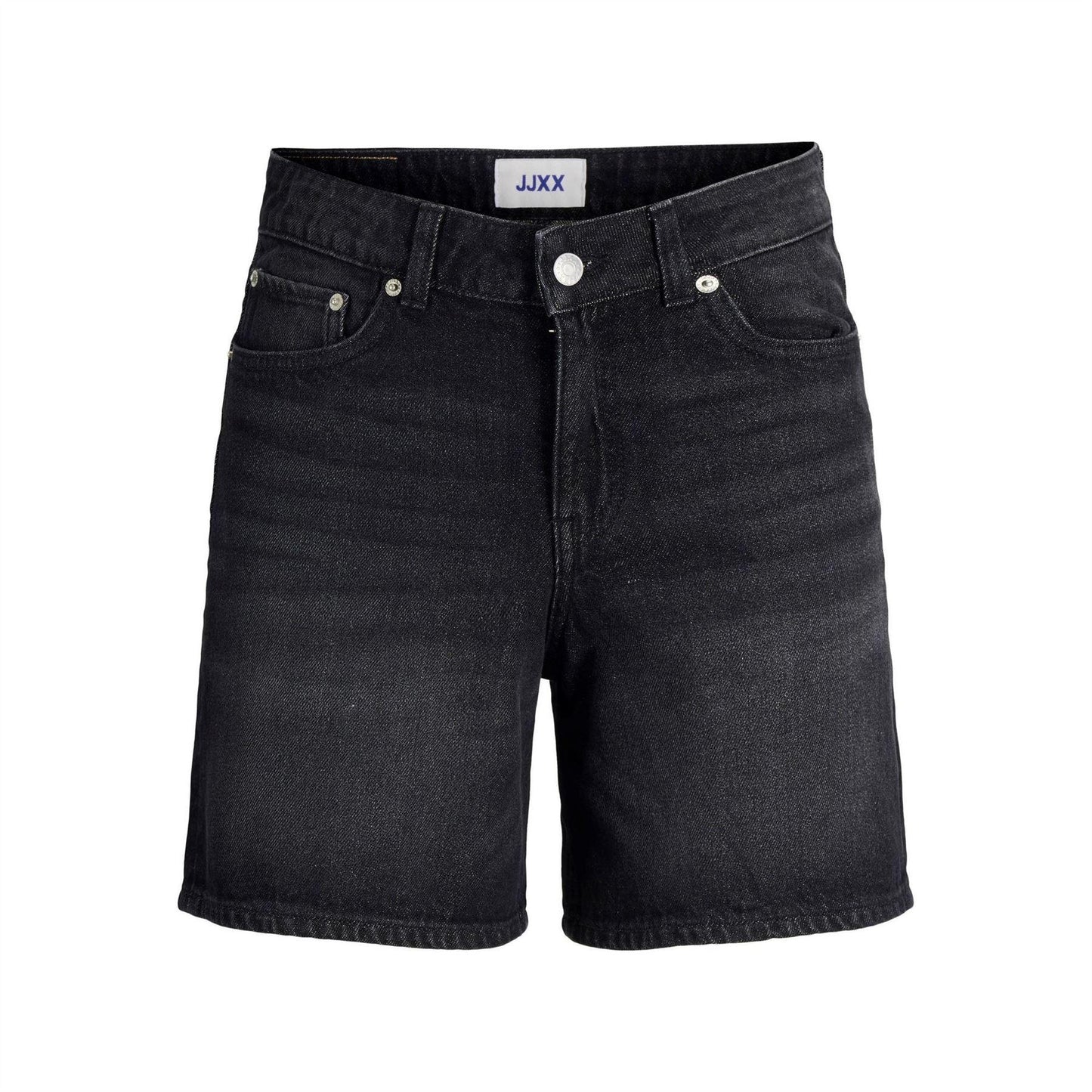 Black - Front - JJXX Womens-Ladies Denim Shorts