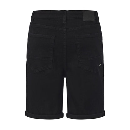 Black - Back - Firetrap Mens Denim Shorts