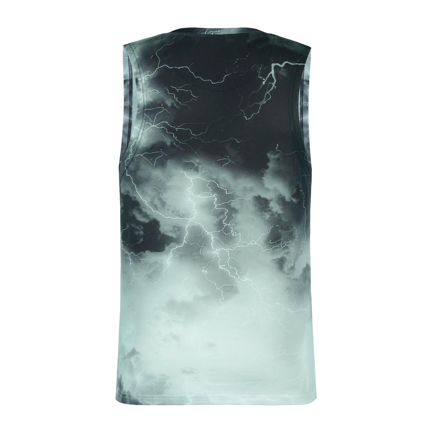 Dark - Back - Firetrap Mens Sub Lightning Vest Top