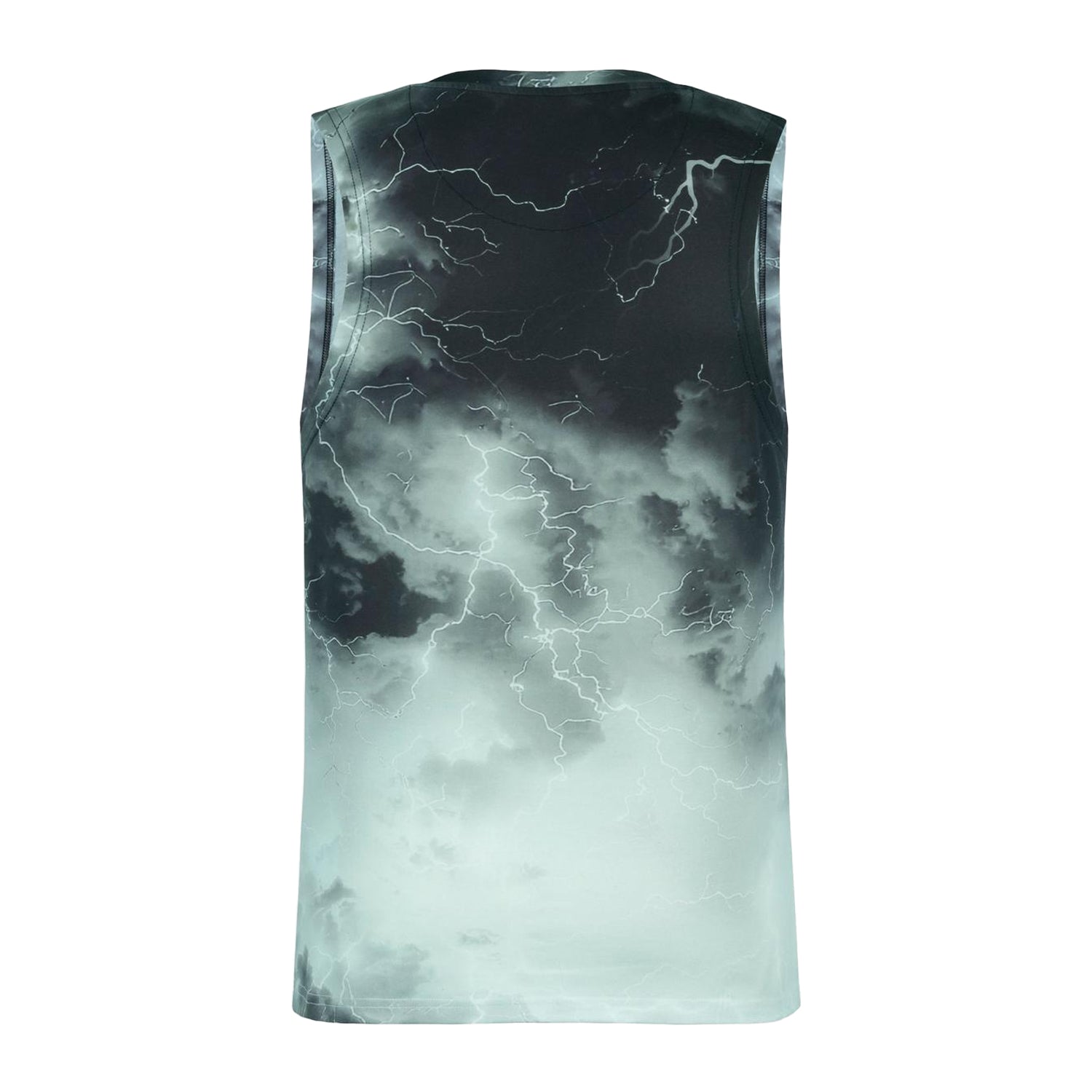 Dark - Back - Firetrap Mens Sub Lightning Vest Top