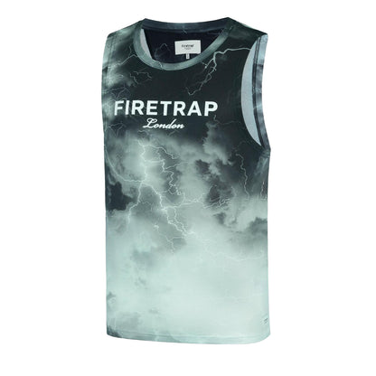 Dark - Side - Firetrap Mens Sub Lightning Vest Top
