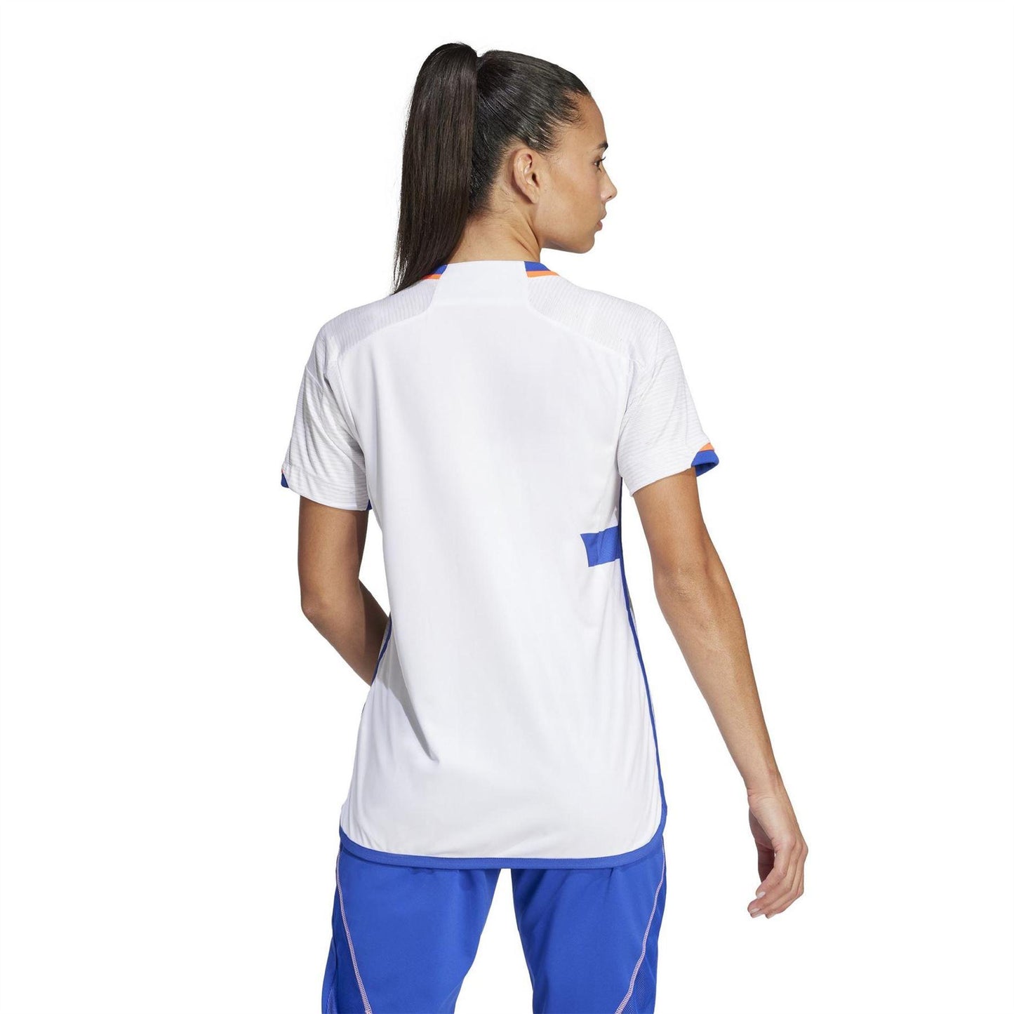 White - Back - Adidas Womens-Ladies France FFR Handball Jersey
