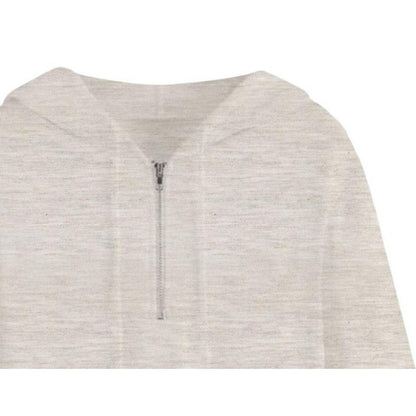 Sand - Side - Miso Womens-Ladies Crop Hoodie