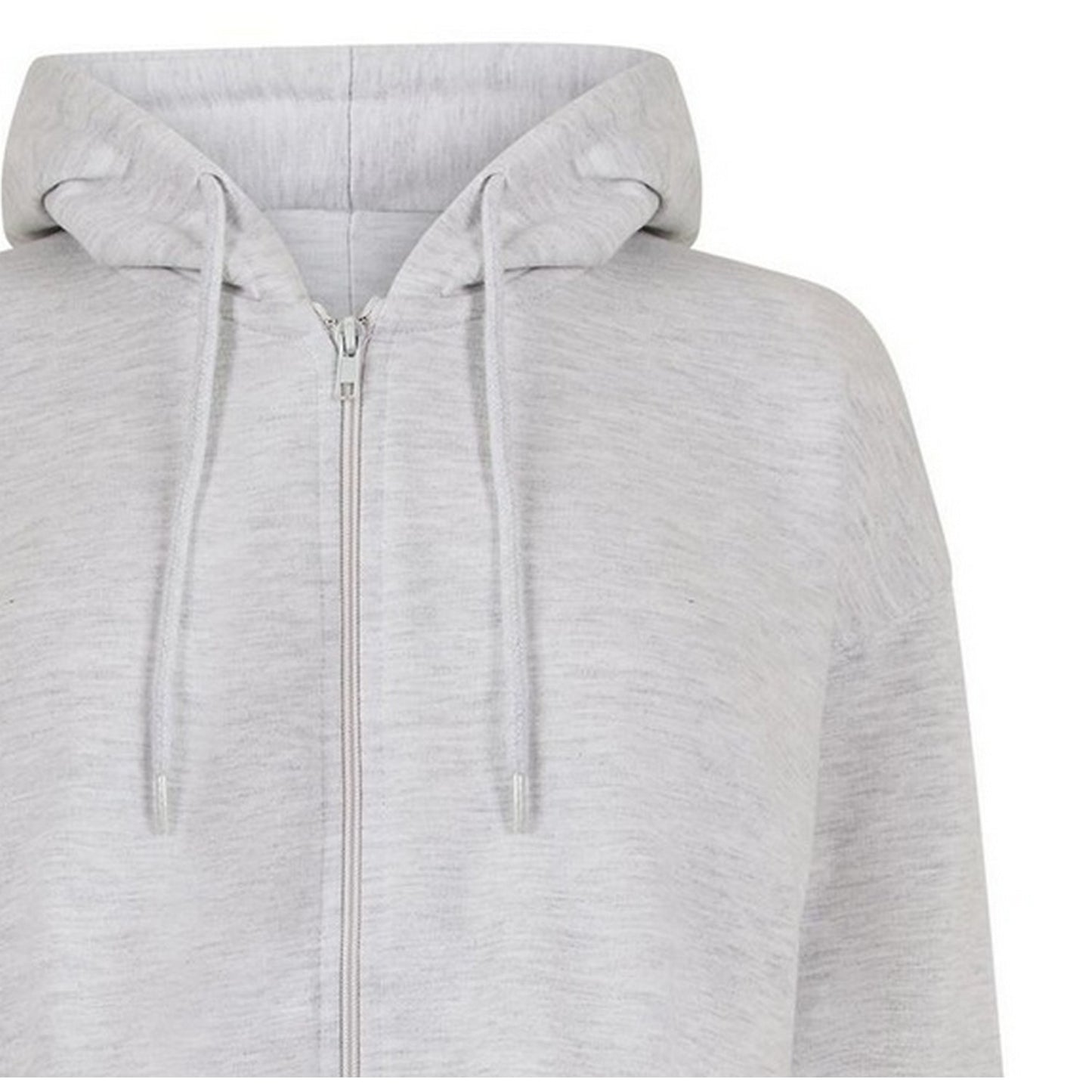 Oatmeal - Side - Miso Womens-Ladies Relaxed Fit Crop Hoodie