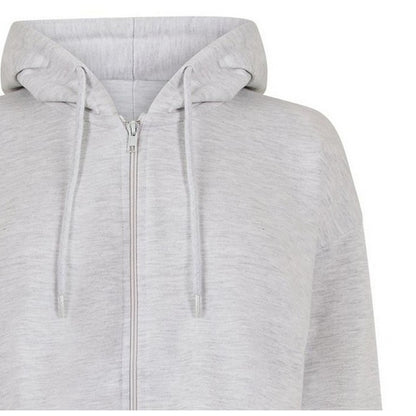 Oatmeal - Side - Miso Womens-Ladies Relaxed Fit Crop Hoodie