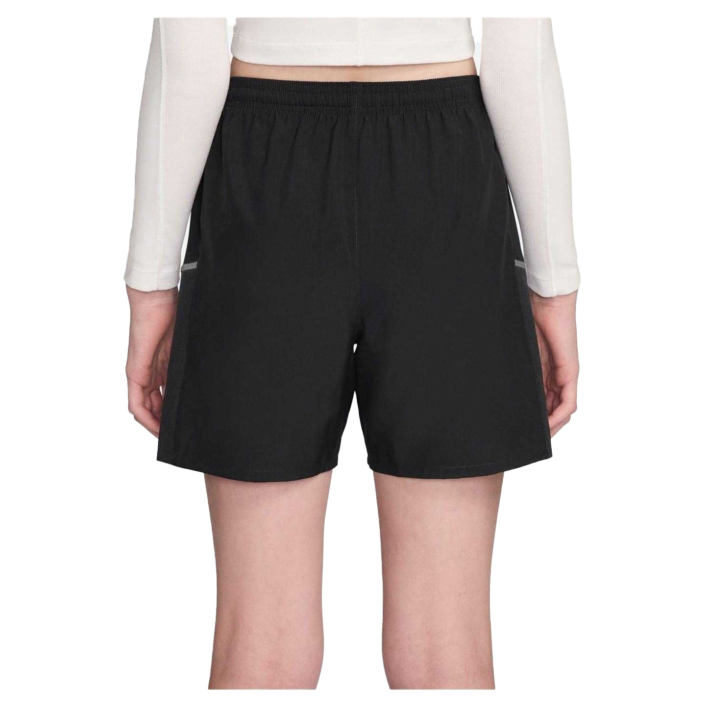 Black - Back - Nike Childrens-Kids Miler Running Shorts