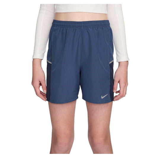 Navy - Front - Nike Childrens-Kids Miler Running Shorts