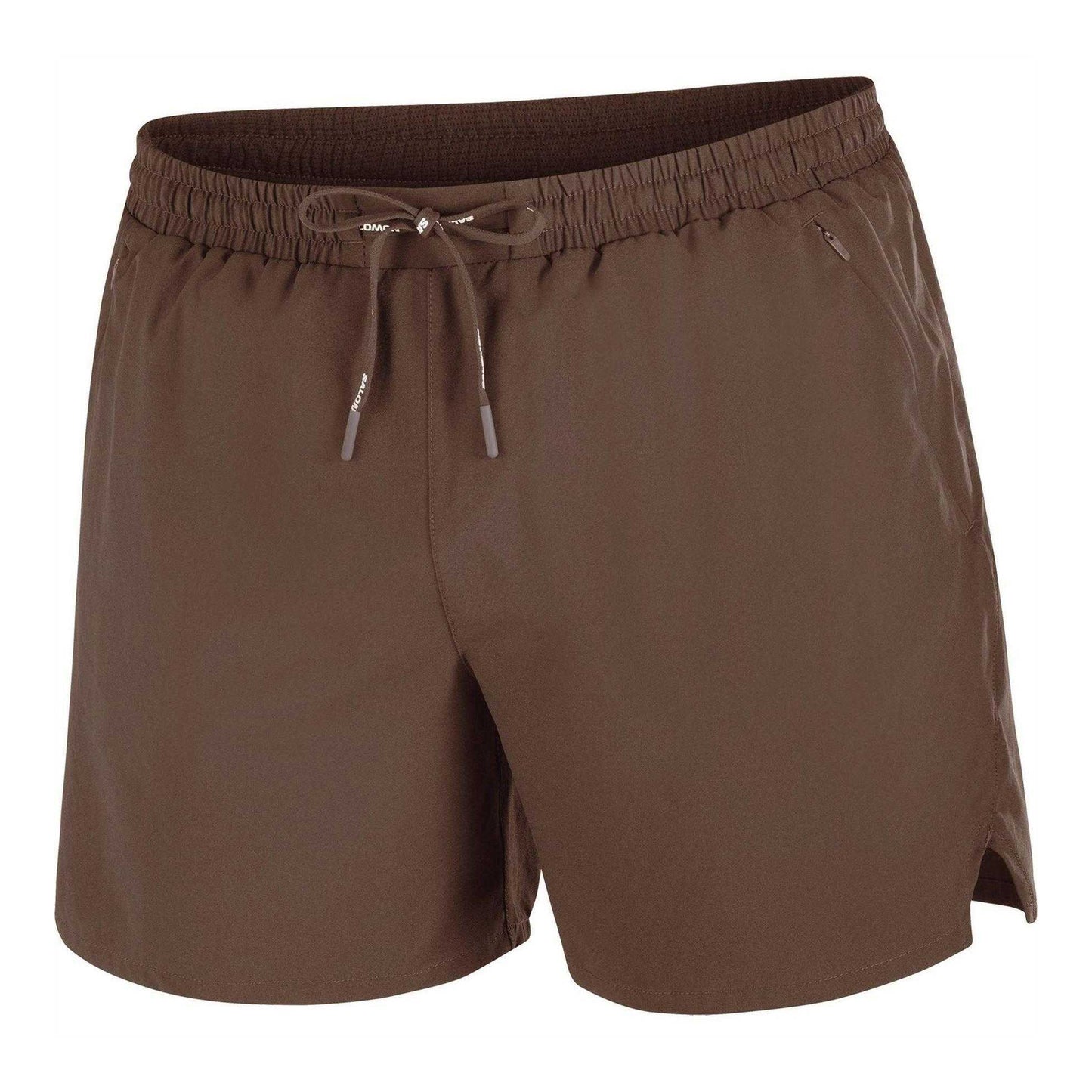 Coffee - Front - Salomon Mens Shakeout Core Running Shorts