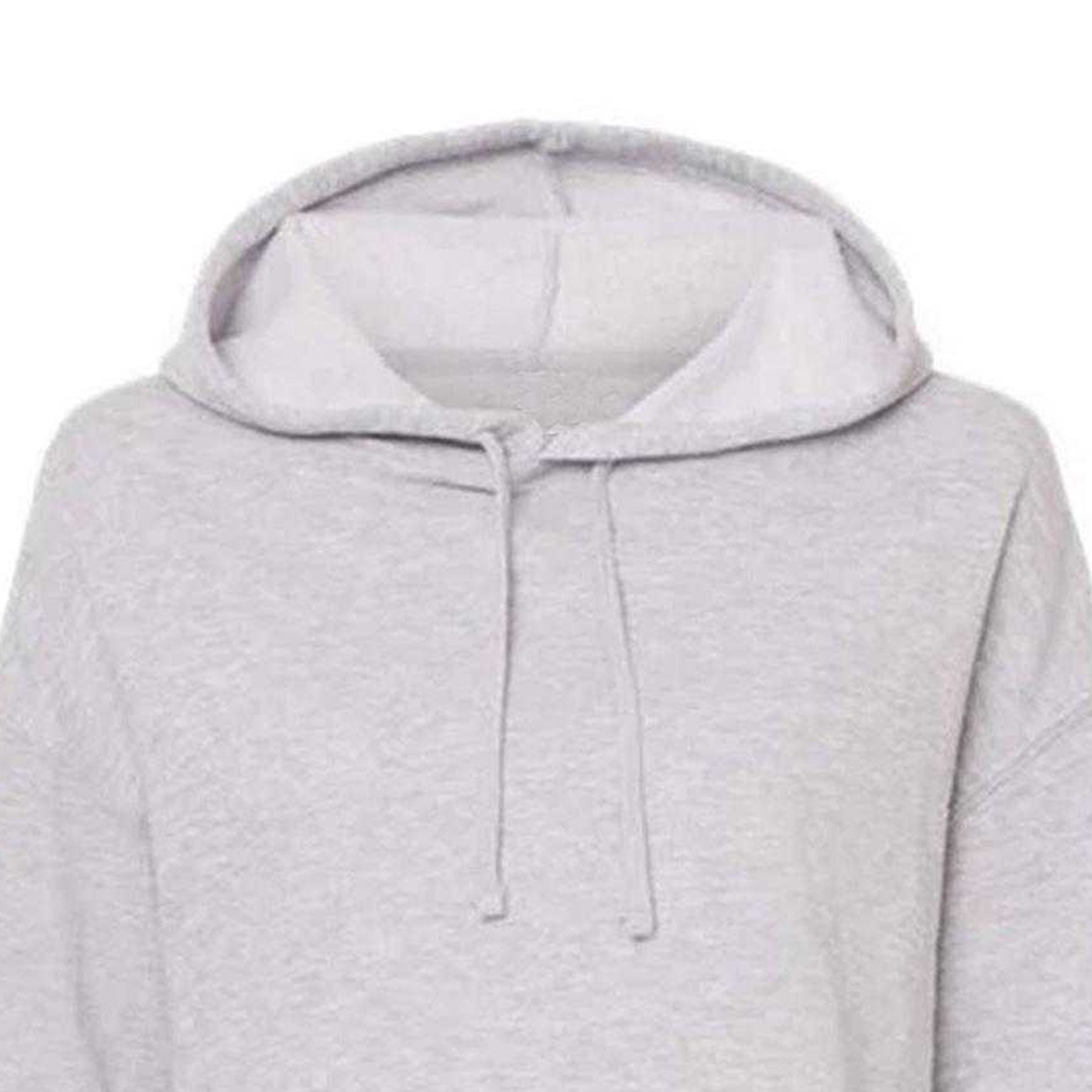 Grey - Side - Miso Womens-Ladies Marl Cropped Hoodie