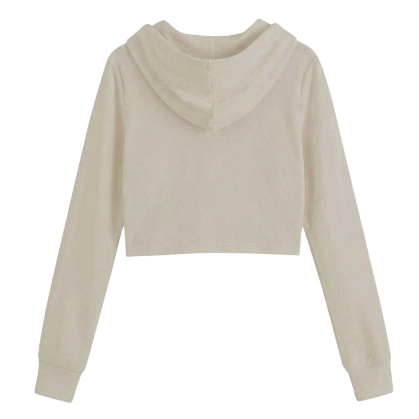 Sand - Back - Miso Womens-Ladies Full Zip Hoodie