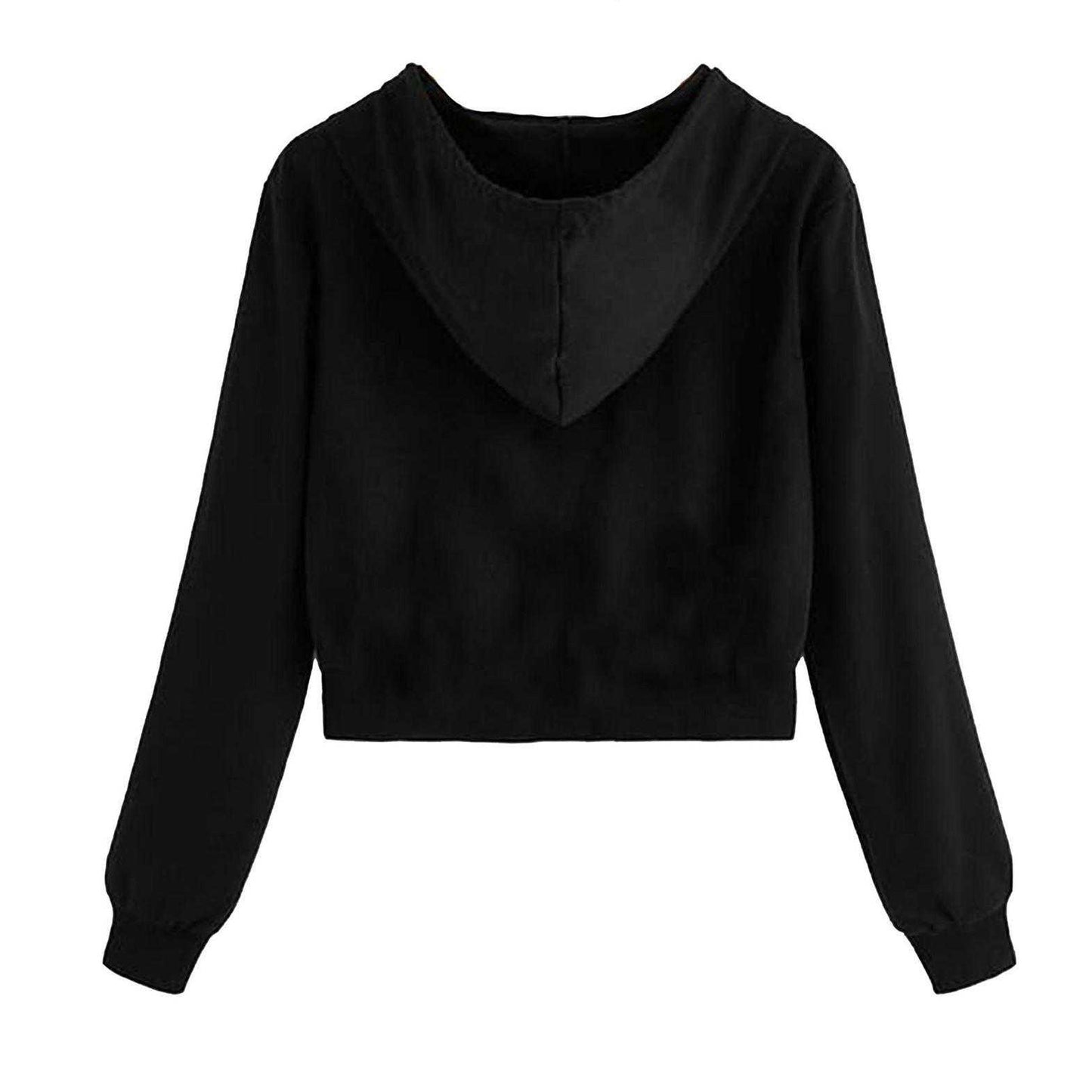 Black - Back - Miso Womens-Ladies Full Zip Hoodie