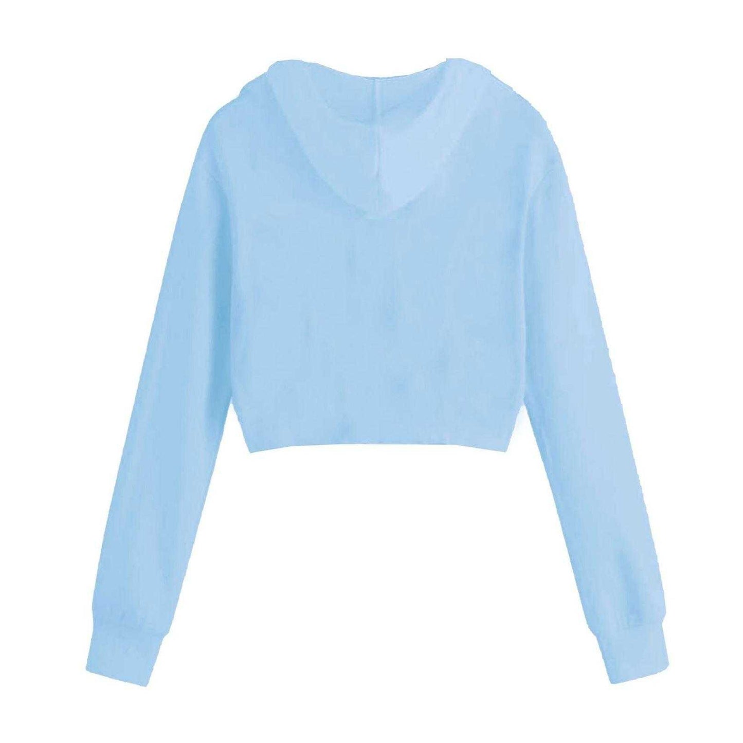 Blue - Back - Miso Womens-Ladies Full Zip Hoodie