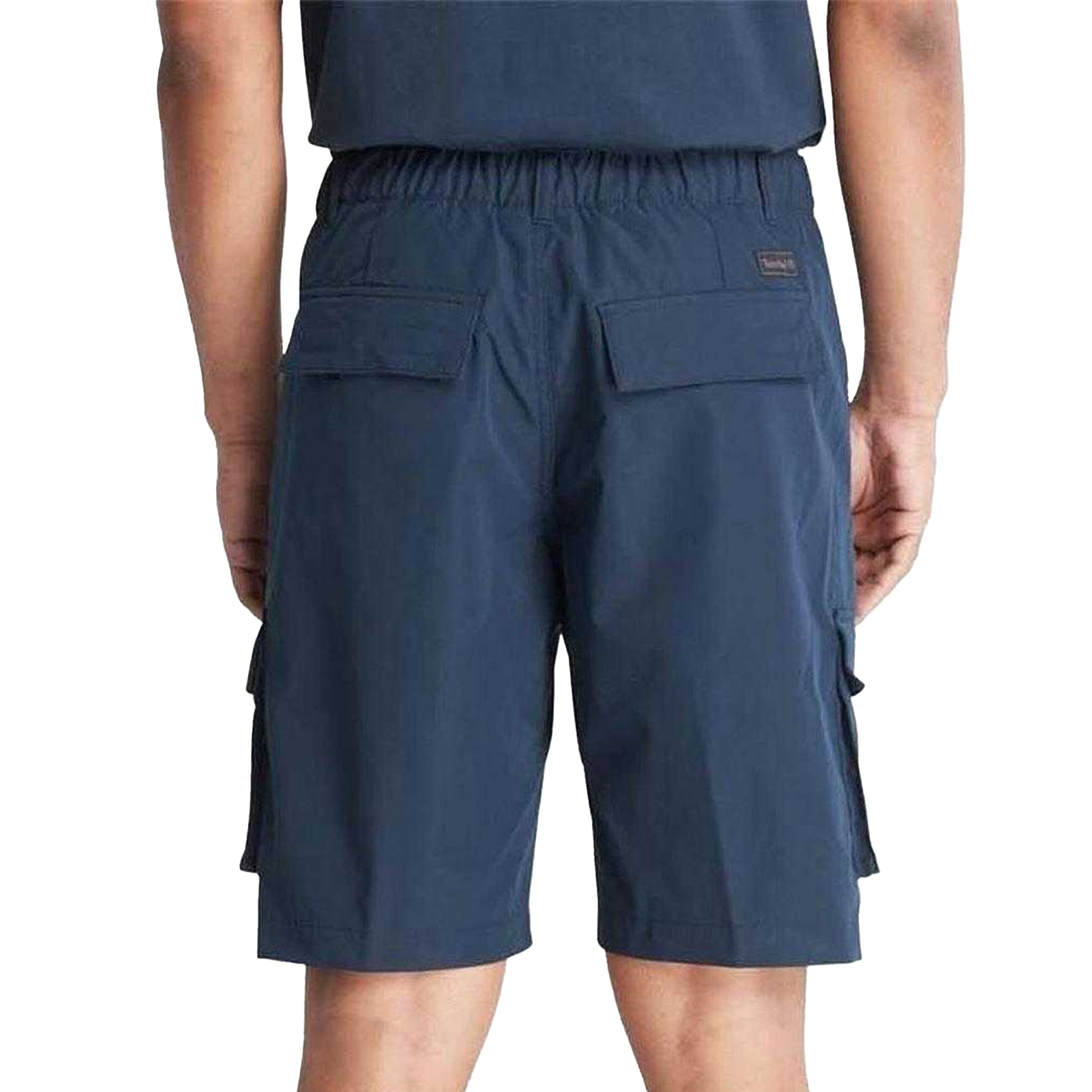 Navy - Back - Timberland Mens Water Repellent Cargo Shorts