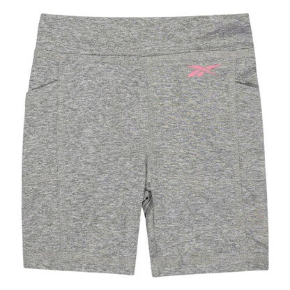 Prism Pink - Side - Reebok Baby Girls Jersey Shorts (Pack of 2)