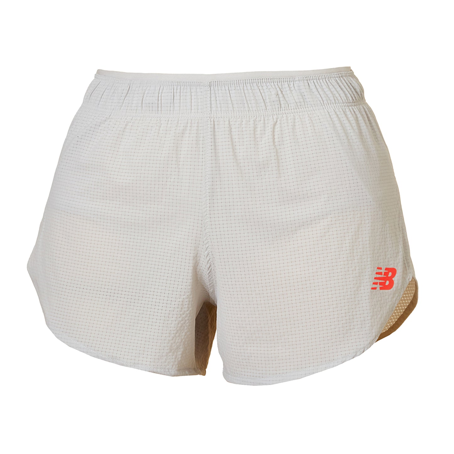 Grey-Red - Front - New Balance Womens-Ladies Race Day Ultra Light Running Shorts