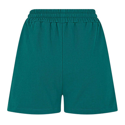 Earth Green - Back - Red Run Womens-Ladies Verdant Cotton Shorts