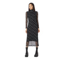 Black-White - Side - Hugo Womens-Ladies Neshy Dress