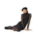 Black-White - Pack Shot - Hugo Womens-Ladies Neshy Dress