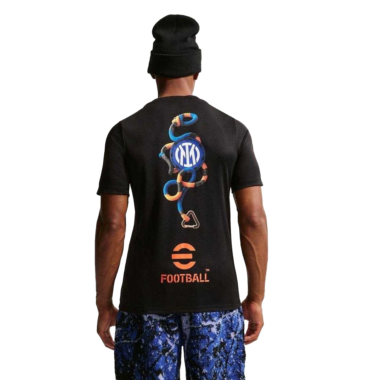 Black-Orange - Back - FC Inter MIlan Mens 25-26 Nike Football Shirt