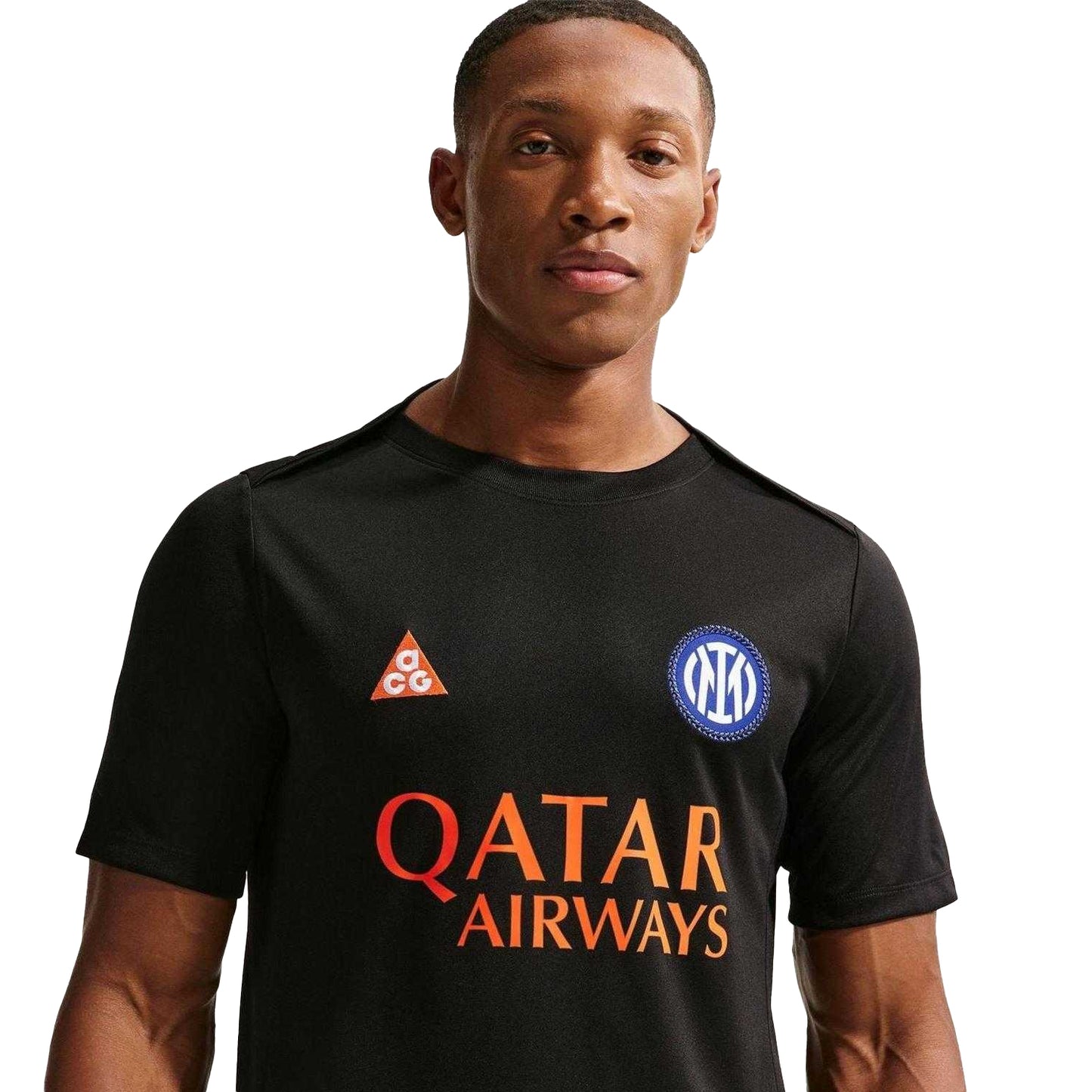 Black-Orange - Side - FC Inter MIlan Mens 25-26 Nike Football Shirt