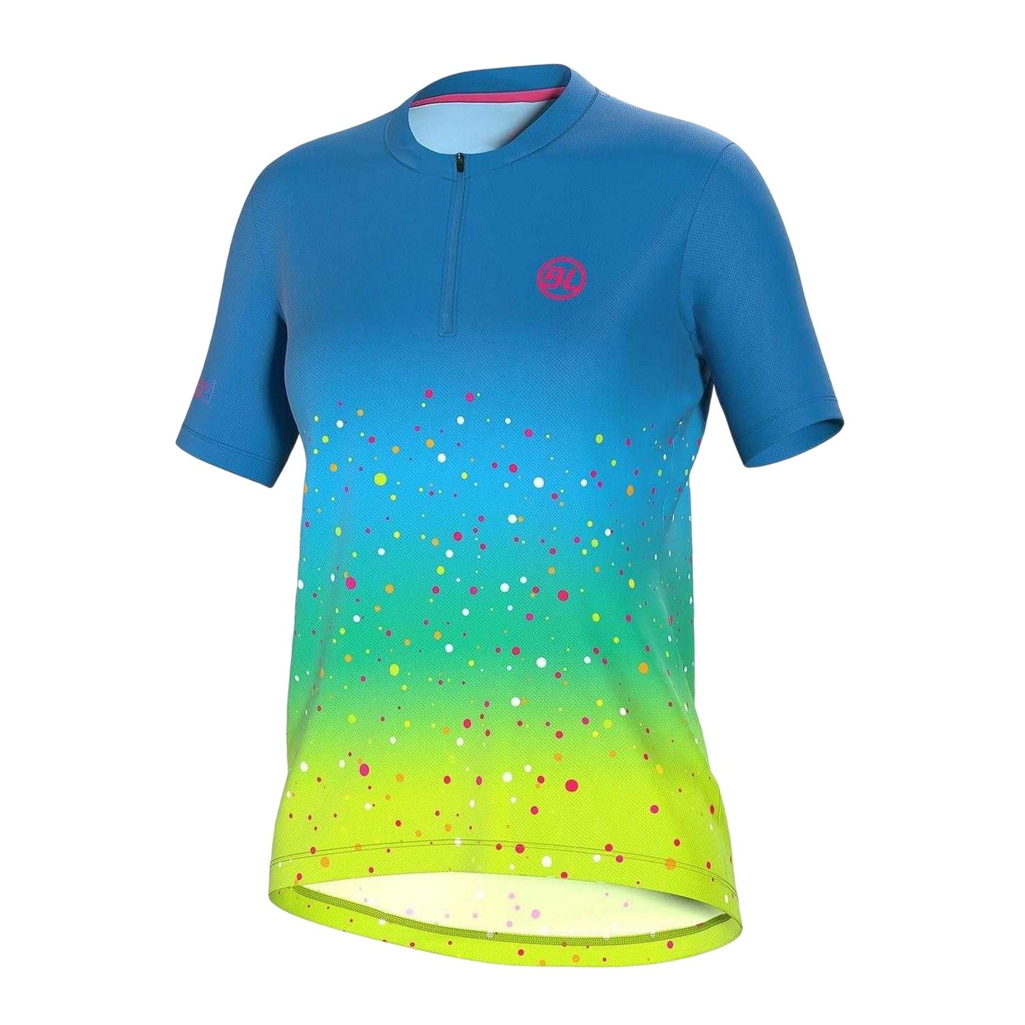 Blue-Green - Front - Bicycle Line Womens-Ladies Marostica All-Over Print Cycling Jersey