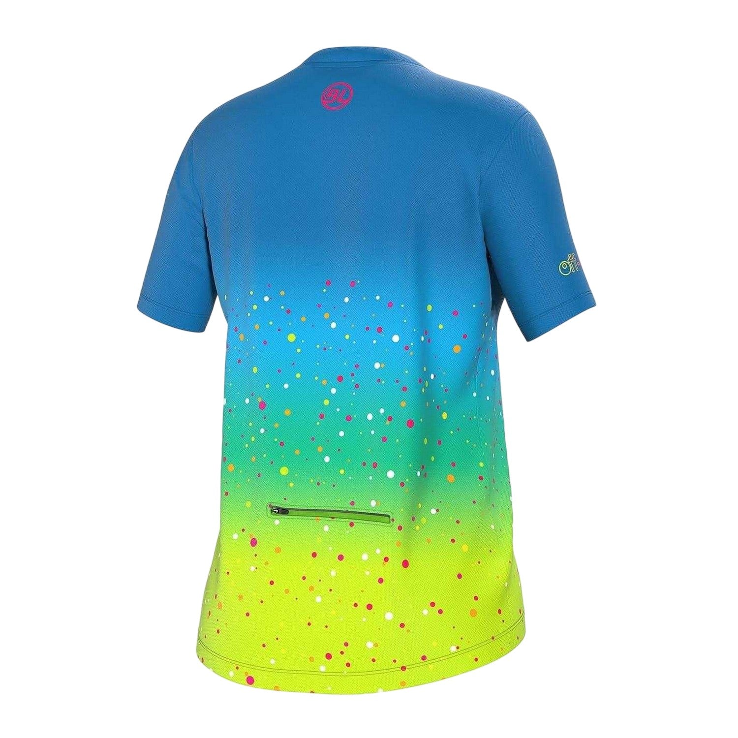 Blue-Green - Back - Bicycle Line Womens-Ladies Marostica All-Over Print Cycling Jersey