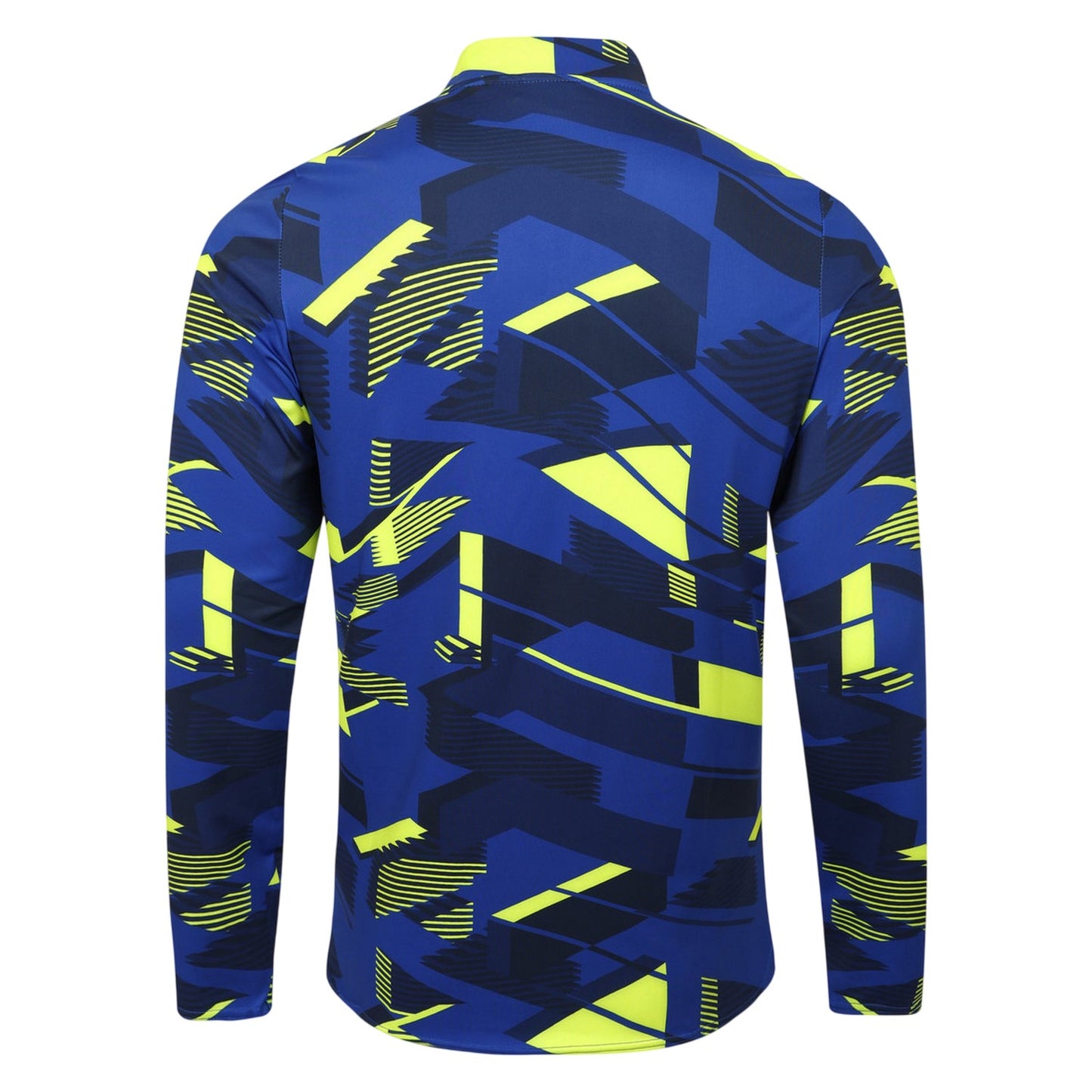Blue-Yellow - Back - Umbro Mens Graphic Training Midlayer