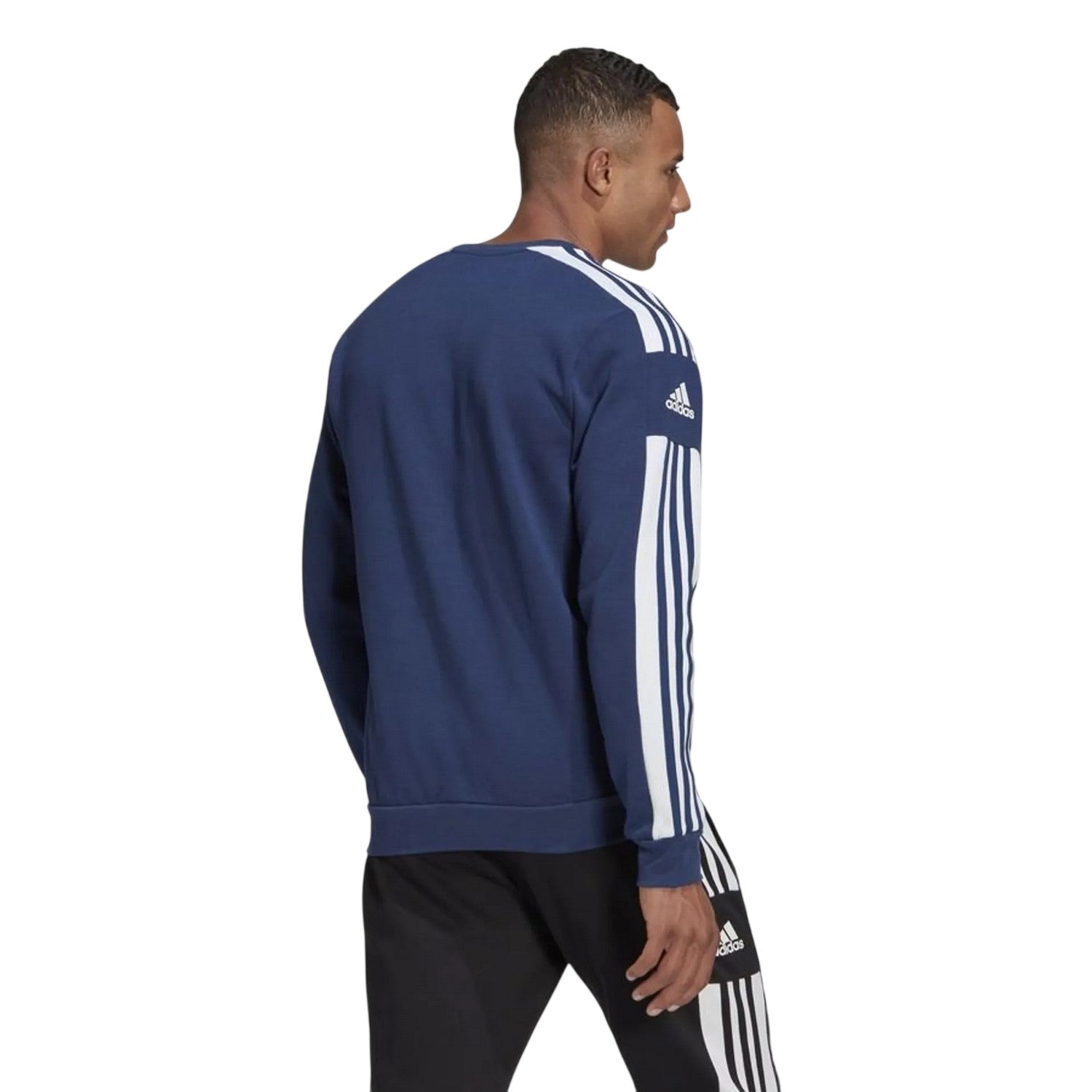 Team Navy Blue - Back - Adidas Mens Squadra 21 Sweatshirt