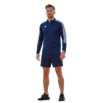 Navy-White - Back - Adidas Mens Tiro 23 Club Training Top