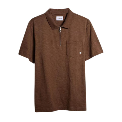 Golden Brown - Front - Farah Mens Chancery Regular Polo Shirt