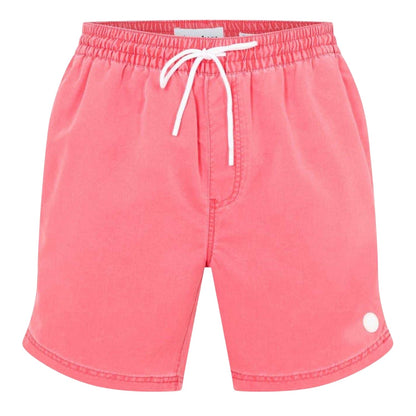 Washed Coral - Front - Threadbare Mens Glade Swim Shorts