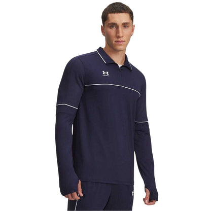 Midnight Navy - Front - Under Armour Mens Challenger Tracksuit Top