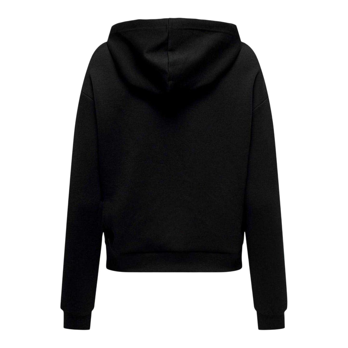 Black - Back - Only Play Womens-Ladies Relaxed Fit Long-Sleeved Drawstring Hoodie