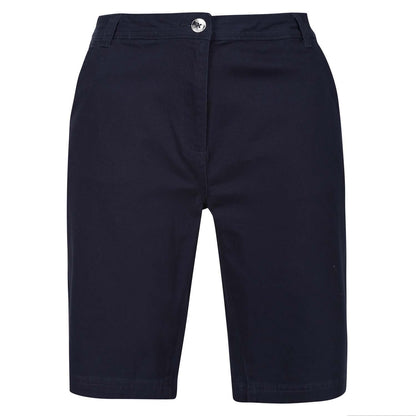 Navy - Side - Regatta Womens-Ladies Bayla Chino Shorts