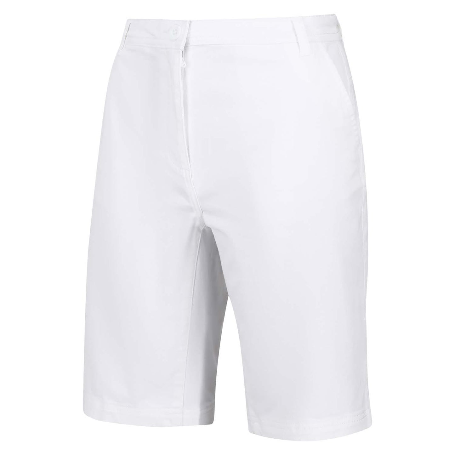 White - Front - Regatta Womens-Ladies Bayla Chino Shorts