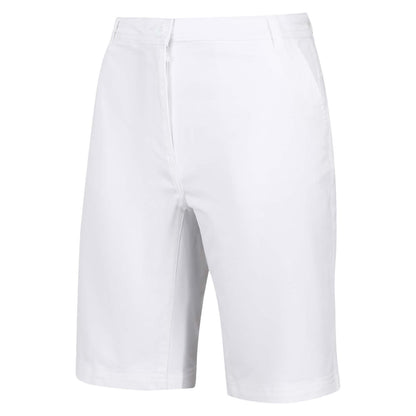 White - Front - Regatta Womens-Ladies Bayla Chino Shorts